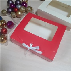 Подарочная коробка лиловый 24х20х7см