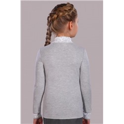 Блузка для девочки Дженифер арт. 13119 (Серый меланж)