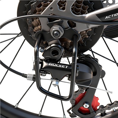 Велосипед 20" Rocket Crux 2.0 , цвет серый, размер 11"