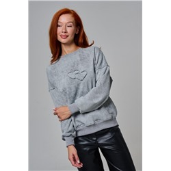 67189 толстовка женская (Серый-винтаж)