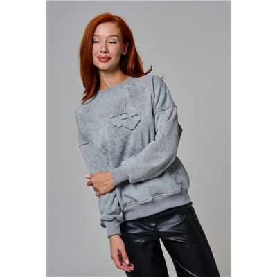 67189 толстовка женская (Серый-винтаж)