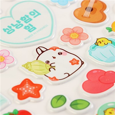 УЦЕНКА Набор для декорирования «Милые наклейки и татушки» розовый.08104