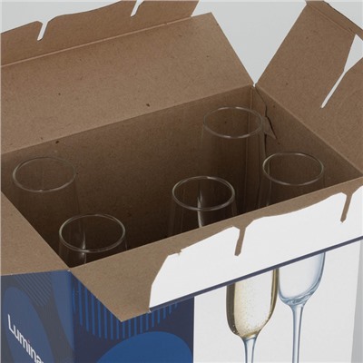 УЦЕНКА Набор бокалов для шампанского 175 мл «Аллегресс», 6 шт.