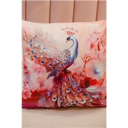 Наволочка декоративная декоративная 3 шт Павлины 3D НАТАЛИ, 1209568