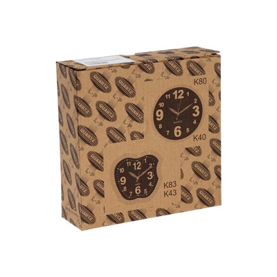 Часы - будильник настольные «Классика», с подвесом, дискретный ход, d=12.5 см, 15×15 см, АА