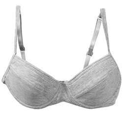 4010-20 Бюстгальтер для девочки серый меланж (BAYKAR)