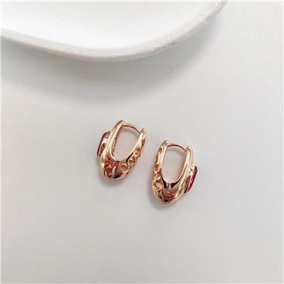 Серьги с кристаллами Swarovski