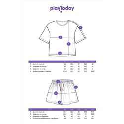 Комплект (Футболка+Шорты) PLAYTODAY, 1121557