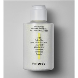 FINDIVE Энзимная пудра с витамином С Bakuchiol Enzyme Powder Vitamin C Cleanser