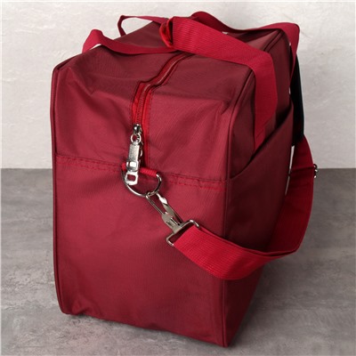 Сумка дорожная 40х22х31 см / BAG-65721/4 /уп 20/красная