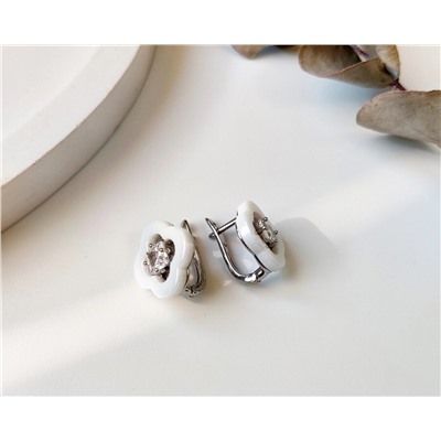 Серьги с керамикой