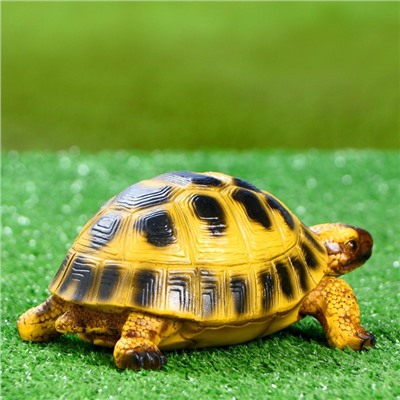 Садовая фигура из полистоуна «Черепашка», 8×18×11 см