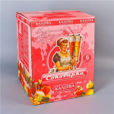 Соковарка алюминиевая, 6 л