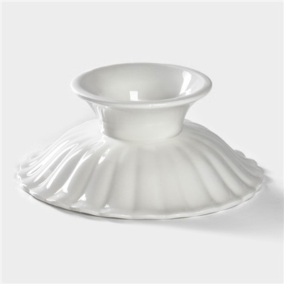 Блюдо для фруктов и десертов Magistro «Цветок», d=15 см, фарфор, белое