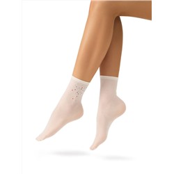 SiSi Носки calz. GLAM носки (эффект тюля с принтом стразы)