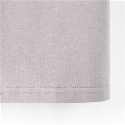 Футболка женская MINAKU: Basic line, серая, размер 42