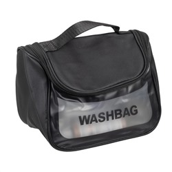 Kristaller Косметичка женская Washbag zippered envelope, чёрный 25067