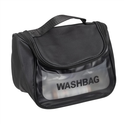 Kristaller Косметичка женская Washbag zippered envelope, чёрный 25067