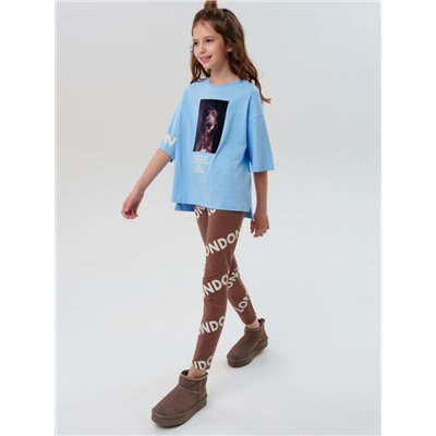 Фуфайка трикотажная для девочек (футболка)