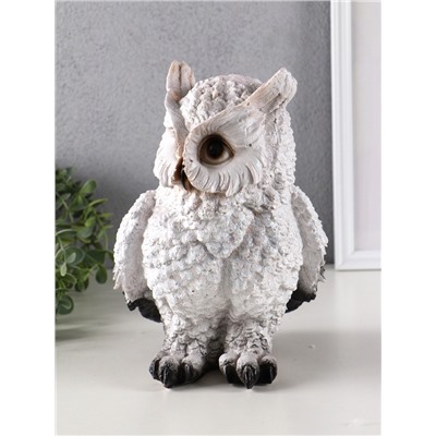 Фигура полистоун «Филин», с глиттером