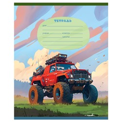 Тетрадь  12л  крупная клетка "Оff-road" 55444 BG