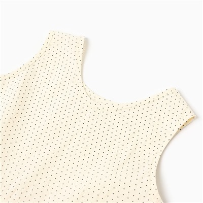 Платье для девочки MINAKU: Cotton collection, рост 92 см, молочное