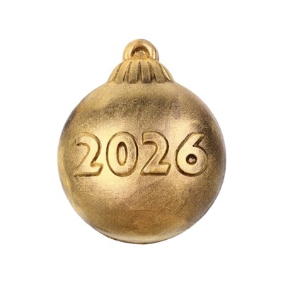 Шоколадная фигурка «Новогодний шар 2026», кондитерская глазурь, 95 г