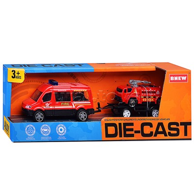 Машина "Пожарная служба" металл, вкоробке