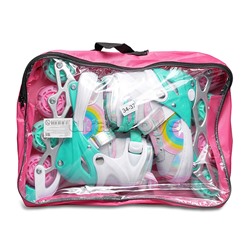 Ролики детские, размер M (цвет зеленый)