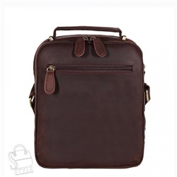 Сумка мужская кожаная 35702Z d.brown Zinimsk