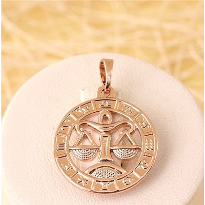 Кулон позолота H01-6585 (весы)