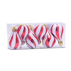Набор новогодних украшений "Карамельки" (6шт х 5,8см)