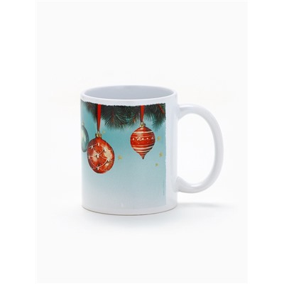 Кружка новогодняя керамическая «Приятных сюрпризов!», лошадь, 320 мл