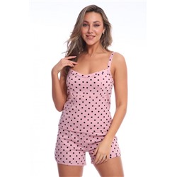 Пижама с шортами Лето 046 (Розовый)