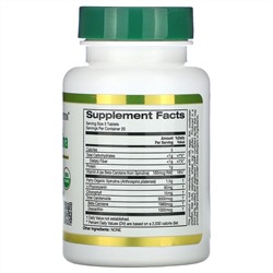 California Gold Nutrition, органическая спирулина, сертификат USDA Organic, 500 мг, 60 таблеток