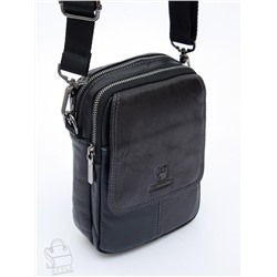 Сумка мужская кожаная 8613S black Fuzhiniao