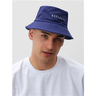 Панама с надписью MINAKU, синяя, размер 56-58