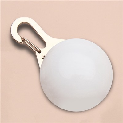 Световой маячок «Сфера», 3 режима свечения, пластик, металл, белый