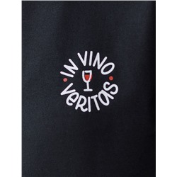 Футболка с принтом свободная эластичная из премиального хлопка