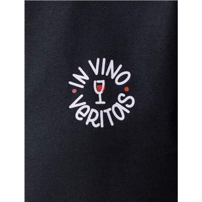 Футболка с принтом свободная эластичная из премиального хлопка