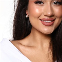 Серьги коллекция "Дубай" покрытие позолота, с иск. жемчугом, 37809, арт.947.292