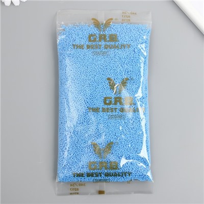 Бисер стекло 12/0 «Голубой», ровный №671, 450 г