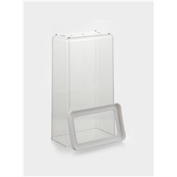 Банка для хранения сыпучих продуктов IDEA «Степ», 3.2 л, 16×10×28 см, пластик, крышка белая