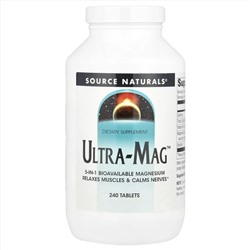 Source Naturals, Ultra-MAG ™, 240 таблеток