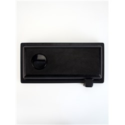 Аквариум «Прямоугольный» с крышкой, 5 л, 25×13×15.5/18 см, чёрный