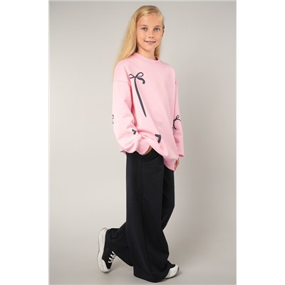 Свитшот оверсайз для девочки из футера трехнитки Happyfox