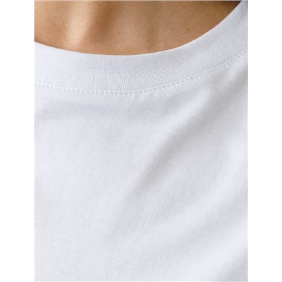 Футболка оверсайз с принтом из премиального 100% хлопка