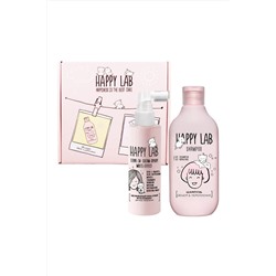 Happy Lab Набор средств для ухода за волосами / Шампунь «Объем & Укрепление» + Крем-спрей мультиэффект, 300 мл, 200 мл KRISTALLER, 1111317