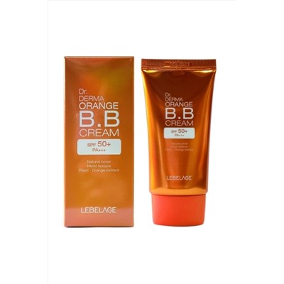 Lebelage BB-крем увлажняющий с экстрактом апельсина / Dr. Derma Orange B.B Cream Spf 50+ Pa+++, 30 мл KRISTALLER, 1110049