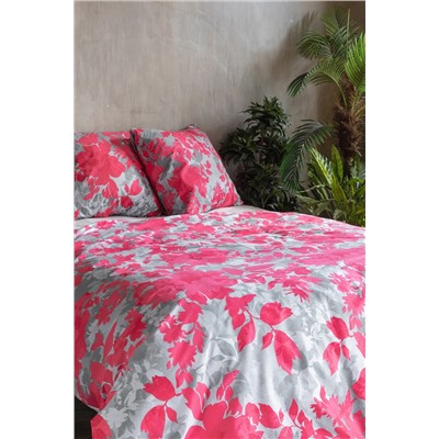КПБ семейный перкаль Унисон (70х70) рис. 24466-1/27011-2 Floral Chic книжка